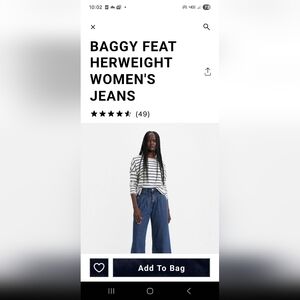 Levis Featherweight Baggy Jeans